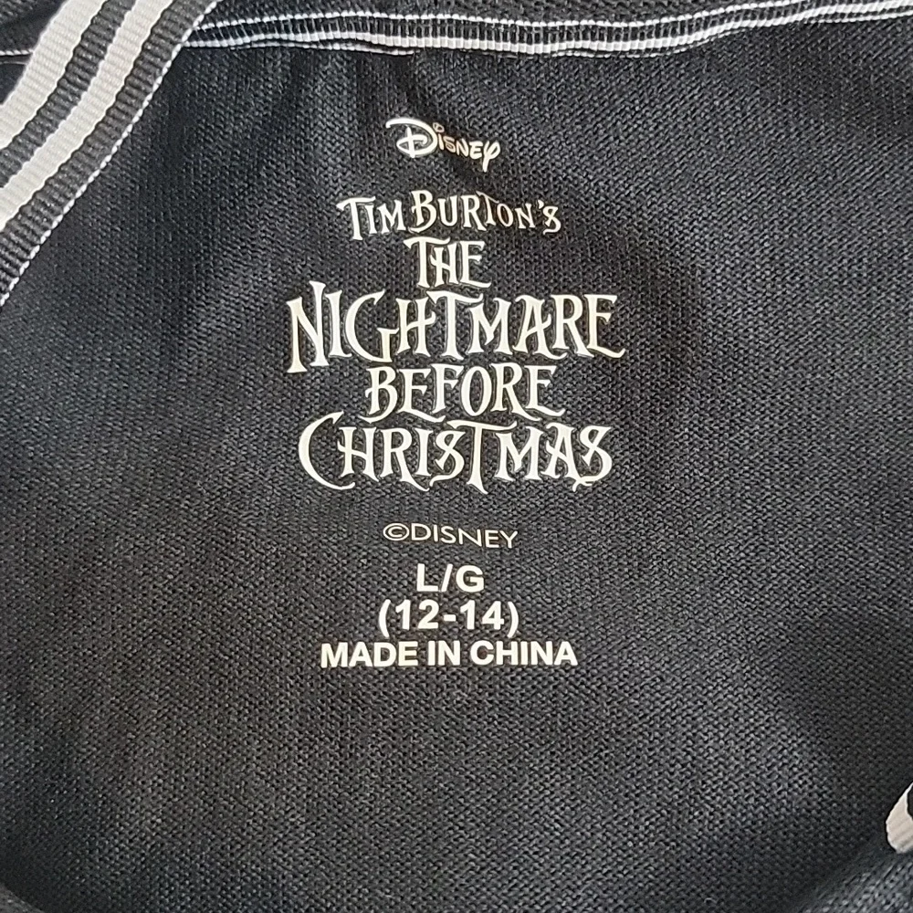 Tim Butron's The Nightmare Before Christmas Sleepwear Nightgown Tunic Womens Lrg - Picture 4 of 4